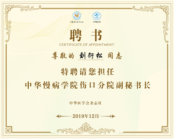 中華慢病學院傷口分院